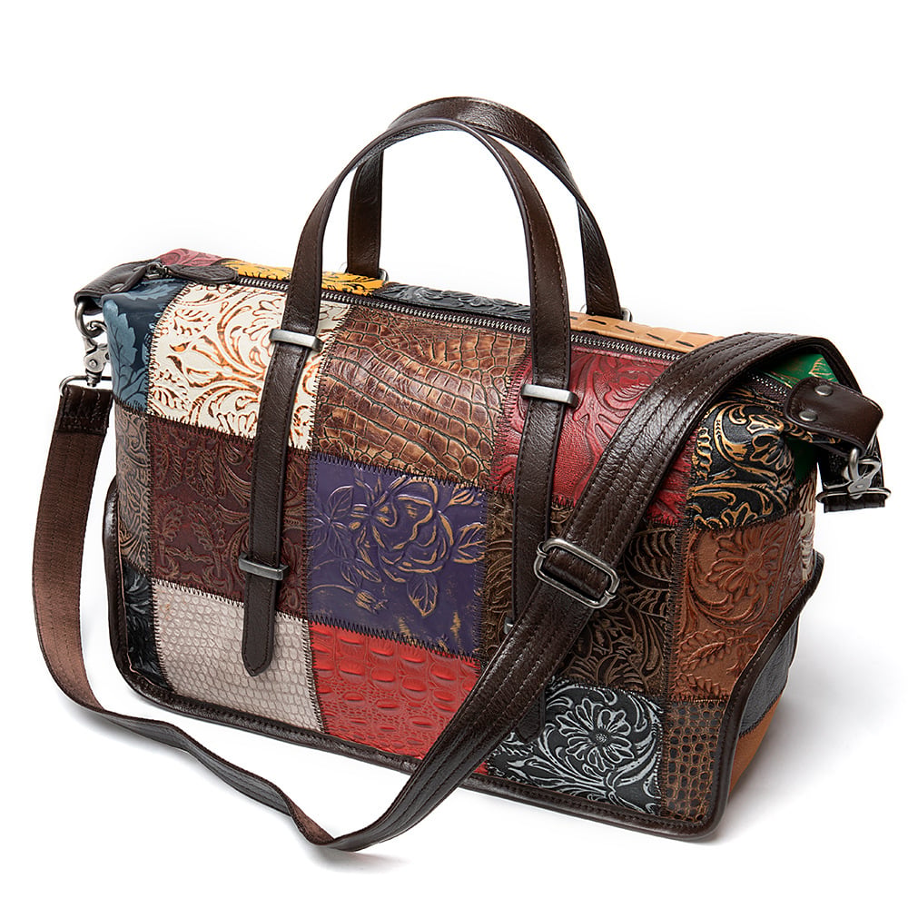 Bolso de Mano para Mujer de Cuero de Vaca
