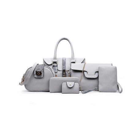 Celeste — Set de seis bolsos bandolera