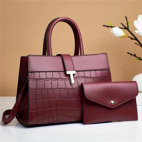 Bolso Bandolera de Moda en Color Sólido para Madre e Hijo