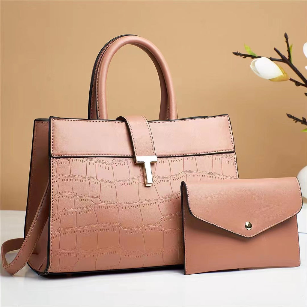 Bolso Bandolera de Moda en Color Sólido para Madre e Hijo