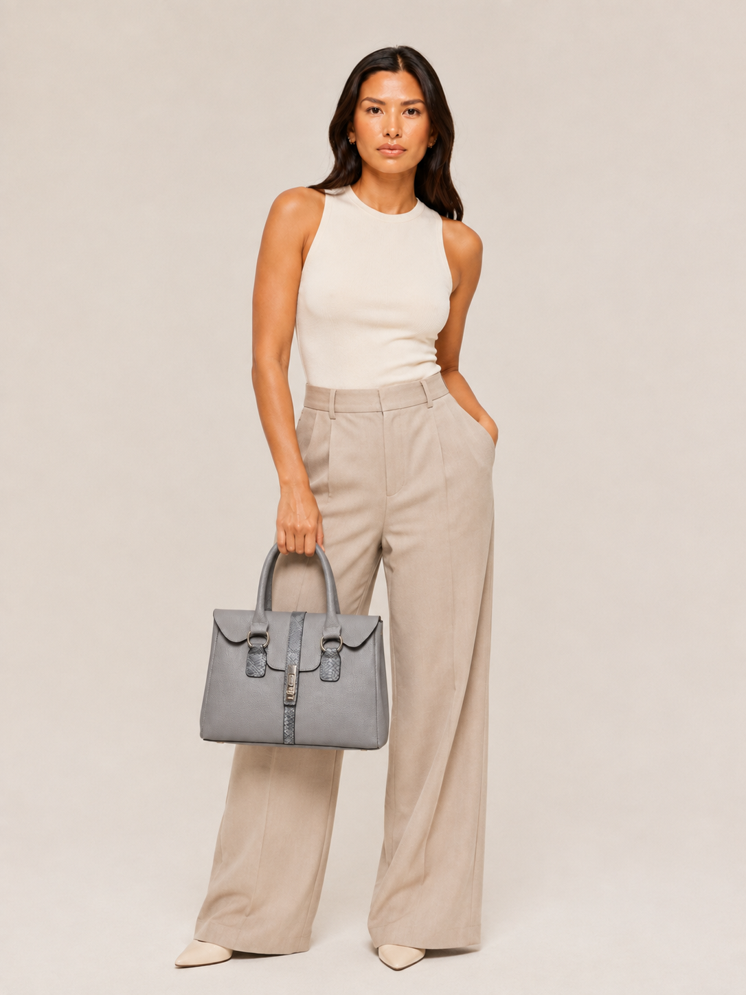 Celeste — Set de seis bolsos bandolera