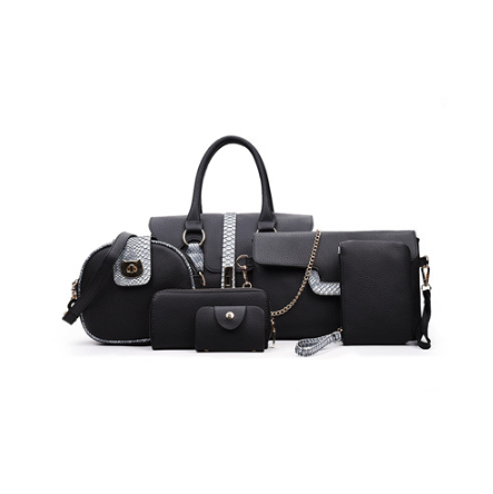 Conjunto de Seis Piezas de Bolsos Bandolera Madre e Hijo