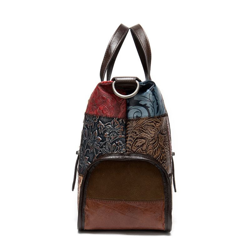 Bolso de Mano para Mujer de Cuero de Vaca